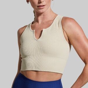 Born Primitive - Crop Tank Bra (Oatmeal) M